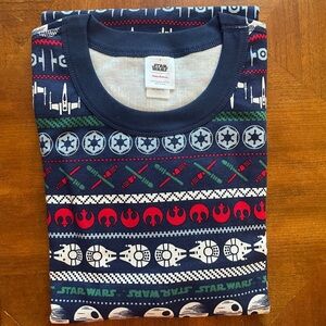 Hanna Andersson Adult Star Wars pjs set top and bottom size Large